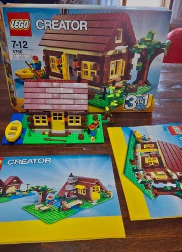 Lego Set - 5766 - Creator - Lakeside Lodge, Nieuw