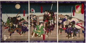 Tsukioka Yoshitoshi /  (1839–1892) Hiyoshi-maru bij de