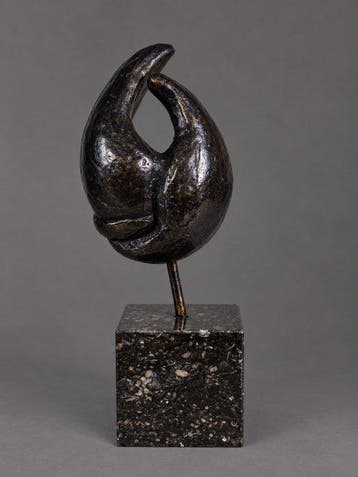 Boud Ceysens - Beeld, sculptuur abstract - Krab - 16 cm -