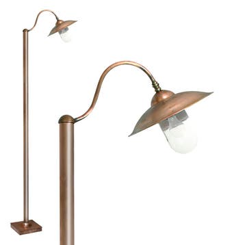 Tuinverlichting klassiek Lantaarn Koper Stallamp Vienna, Tuin en Terras, Verzenden, Nieuw