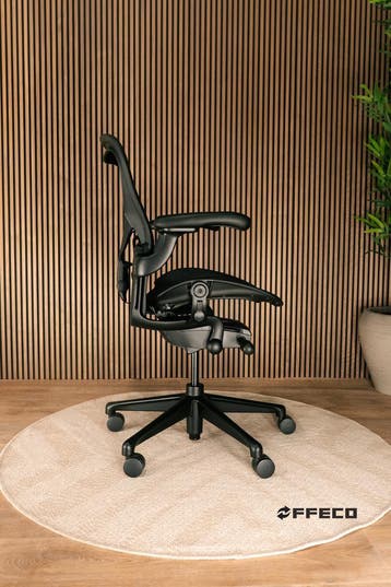 Herman Miller Aeron Bureaustoel - Zwart (Onyx), Verzenden, Bureaustoel