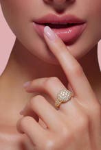 Bague - 18 carats Or jaune, Bague en or jaune 18 carats et, Bijoux, Sacs & Beauté, Bagues