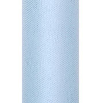 Lichtblauwe Tule Rol 30cm 9m, Hobby en Vrije tijd, Verzenden, Nieuw
