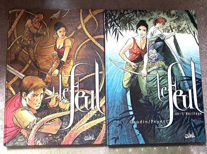 Le Feul T1 + T3 + dédicace - 2x C - EO/Ré - 2 Album - 2009, Livres, BD