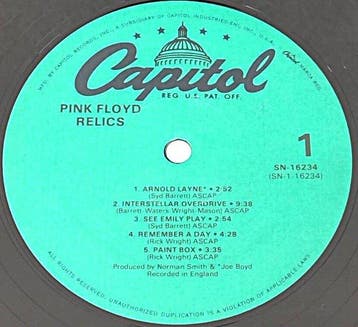Pink Floyd - Relics / With Unique Cover - LP - VS-speciaal