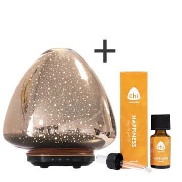 Space Aroma Diffuser met gratis Happiness Mixolie - Chi, Ophalen of Verzenden
