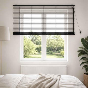 vidaXL Venetiaanse jaloezie Zwart 160 x 130 cm 35 mm, Verzenden, Nieuw