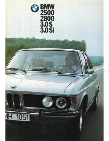 1973 BMW 2500 | 2800 | 3.0S | 3.0SI BROCHURE NEDERLANDS, Nieuw