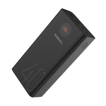 Zeus 40.000mAh Powerbank met 4 Poorten - LED Display Externe, Verzenden, Nieuw, Romoss