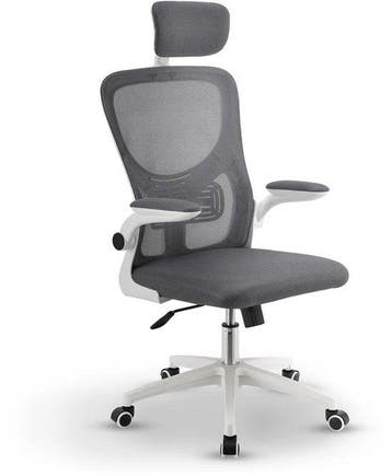 2dekans | Juskys Ergonomische Bureaustoel - Baltimore - Wit, Ophalen of Verzenden, Nieuw in verpakking