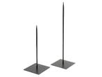 Metaalstaander metalen pin standaard solid zwart ca. 20 cm, Nieuw
