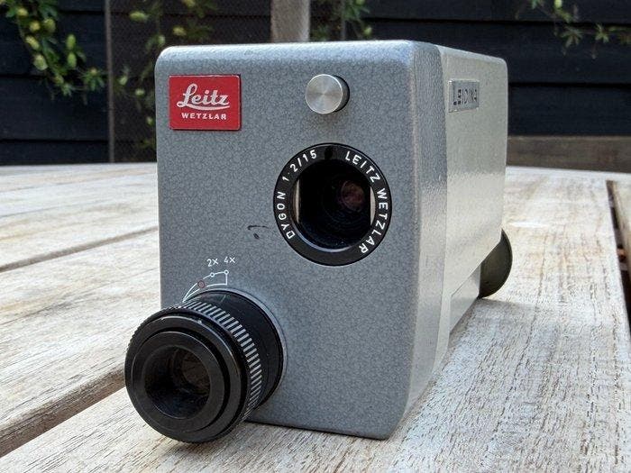 Leica Leicina 8s met Dygon 1:2/15 objectief Filmcamera, Verzamelen, Foto-apparatuur en Filmapparatuur
