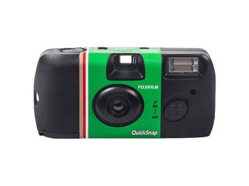 Fujifilm -  Quicksnapflash Dual Wegwerpcamera - Groen, Audio, Tv en Foto, Fotocamera's Analoog, Verzenden, Nieuw, Fuji