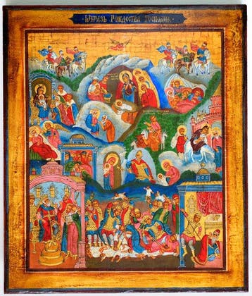 Icoon - Opstanding (Anastasis) - Russisch-orthodoxe icoon