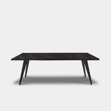 Tafel Boomstam Eikenhout  Hout Onderstel  180x90, Nieuw