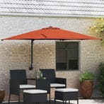 vidaXL Tuinparasol Terracotta 248,5 x 247,5 x 160 cm, Verzenden