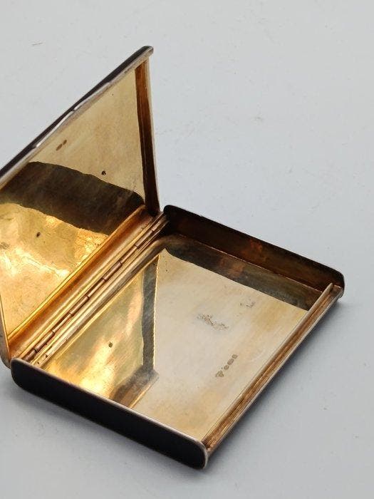 Sigarettendoos - Zeldzaam, zeer kostbaar - Sigarettenhouder, Antiek en Kunst, Antiek | Zilver en Goud