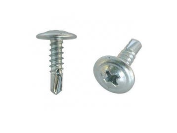 Schroef Zelftappend Zilver 25mm100s, Bricolage & Construction, Quincaillerie & Fixations, Ophalen of Verzenden