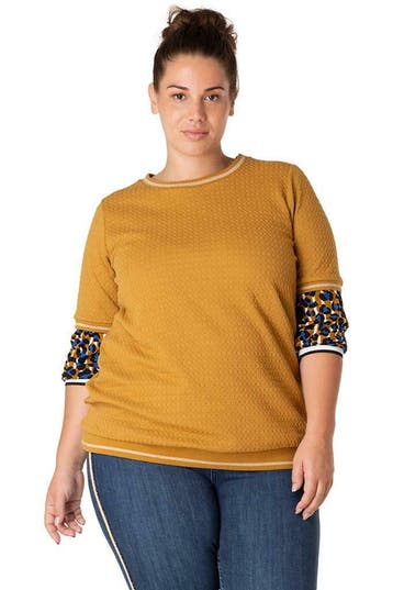 Trui Yesta relief tricot 76CM maat 50, Verzenden