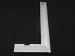 Winkelhaak 100x200mm met waterpas, Nieuw