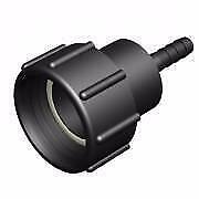 IBC adapters S60x6 met slangtule (Polypropyleen), Ophalen of Verzenden, Nieuw