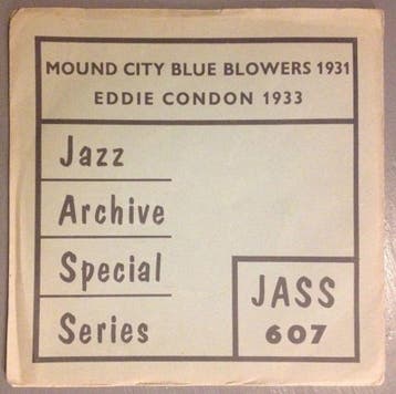 Mound City Blue Blowers 1931 / Eddie Condon And His Orchestr, Cd's en Dvd's, Vinyl | Jazz en Blues, Verzenden, Nieuw in verpakking