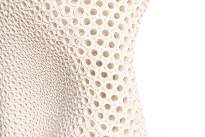 Gilles Caffier - Vaas - Keramiek - Handgemaakte opengewerkte, Antiek en Kunst, Kunst | Designobjecten