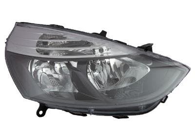 Renault Clio 2012-2016 Authentique Koplamp Rechts Zwart, Auto-onderdelen, Verlichting, Nieuw, Verzenden