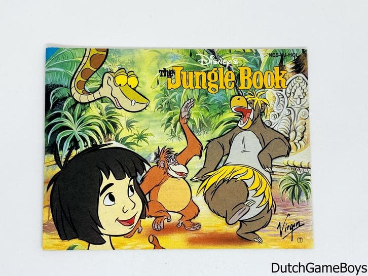 Nintendo NES - The Jungle Book - HOL - Manual, Games en Spelcomputers, Games | Nintendo NES, Gebruikt, Verzenden