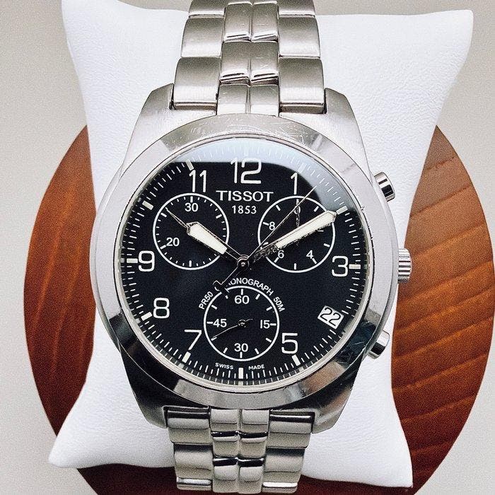 Tissot - PR50 Chronograph - Zonder minimumprijs - J378/478 -, Bijoux, Sacs & Beauté, Montres | Hommes