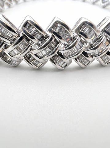 Armband - 18 karaat Witgoud - 2.30ct. tw. Diamant, Handtassen en Accessoires, Nieuw