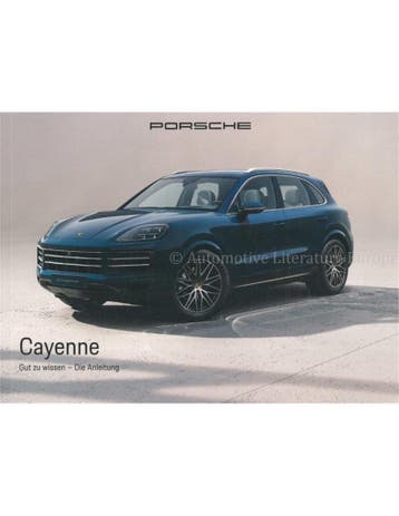 2025 PORSCHE CAYENNE INSTRUCTIEBOEKJE DUITS
