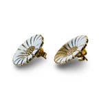 Anton Michelsen - Zilver, Goud gevuld - Oorstekers, Antiek en Kunst