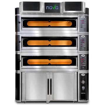 Pizzaoven | NOVA | Elektrisch | 6+6+6x Ø35cm | 50°C/400°C |, Verzenden, Nieuw in verpakking