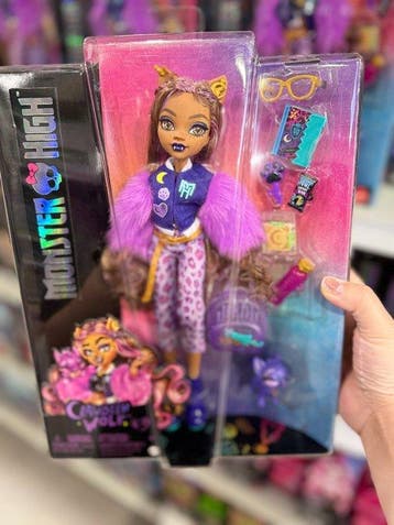 Mattel - Poupée Monster High: Claudie Wolff Campus Style