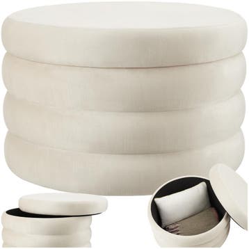 Hocker Altu XL, gestoffeerd, opbergruimte, Huis en Inrichting, Verzenden, Nieuw
