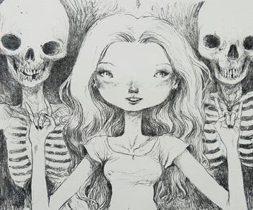 Tony Sandoval - Lisa - 1 Lithografie - Beperkte oplage -, Boeken, Nieuw