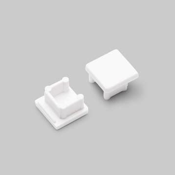 End - cap - zonder - kabelopening - wit - smart - 10mm - (2, Verzenden, Nieuw