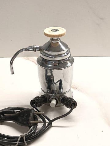 Vulcan - Koffiepot - Chroom, Messing