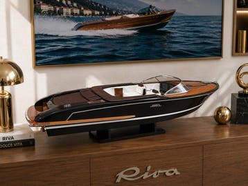Grand Riva Iseo Maquette de luxe 70 cm bois 1:12 - Modelboot, Nieuw