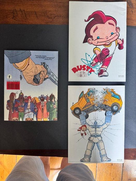 Hard Boiled - The Big Guy and Rusty the Boy Robot - Frank, Livres, BD | Comics