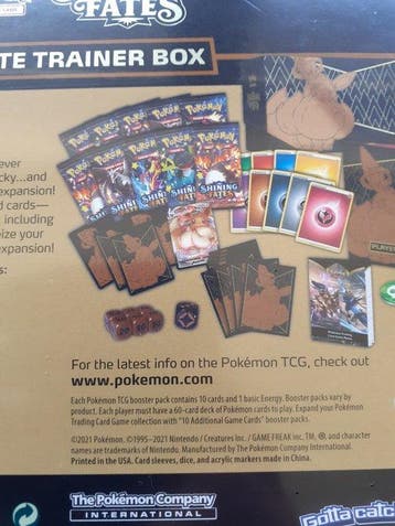 Pokémon - 1 Elite trainer box - Shining Fates Elite Trainer, Nieuw