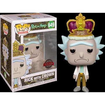 Funko Pop! Rick and Morty - Rick with Crown #649, Verzamelen, Verzenden, Nieuw