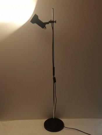 Staande lamp - Staal, Plastic, Verchroomd en gelakt staal -