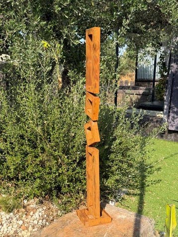 Ana Lucia B.M - Sculpture Corten - XXL - NO Reserve, Antiek en Kunst