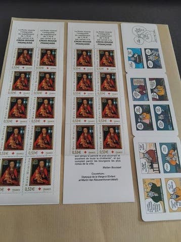 Frankrijk 2000/2005 - Nieuwe postzegels € en btw, Gestempeld