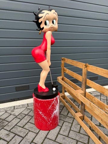 Daluxe Art - 1999 • XXL Betty Boop Golf Display – 130 cm