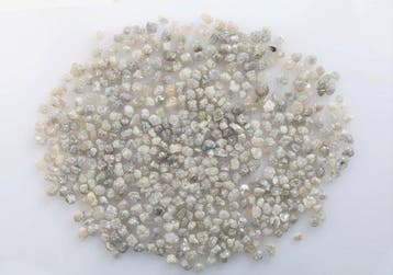 Diamant Lot brut naturel gris de 98 ct, bijoux en diamant