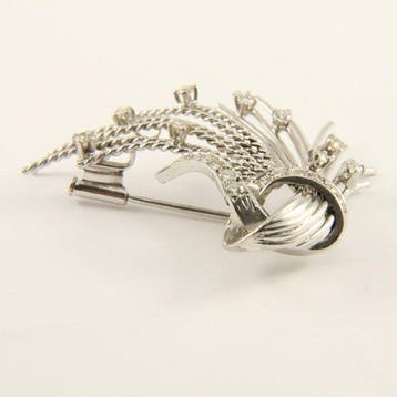 Handmade - Broche - Design Strikbroche - 6,54gram - 14