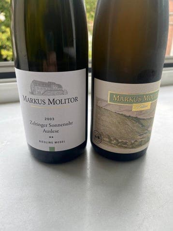2003 Markus Molitor, Zeltinger Sonnenuhr ** & 2005, Verzamelen, Nieuw